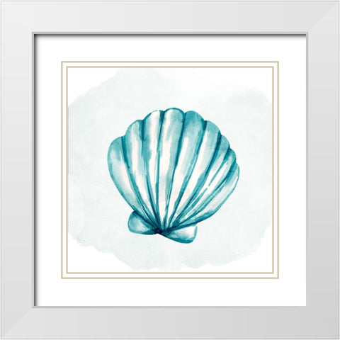 Sea Love 5 White Modern Wood Framed Art Print with Double Matting by Allen, Kimberly