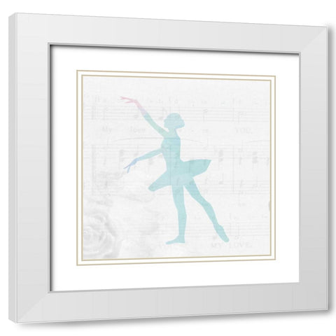 She Believed 3 White Modern Wood Framed Art Print with Double Matting by Allen, Kimberly