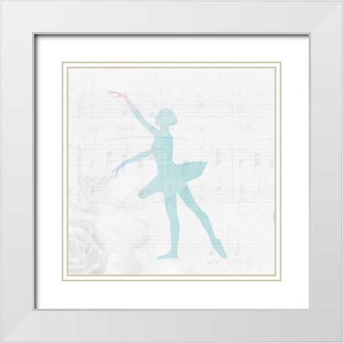 She Believed 3 White Modern Wood Framed Art Print with Double Matting by Allen, Kimberly