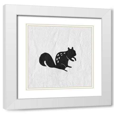 Animal Print 3 White Modern Wood Framed Art Print with Double Matting by Allen, Kimberly