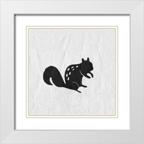 Animal Print 3 White Modern Wood Framed Art Print with Double Matting by Allen, Kimberly