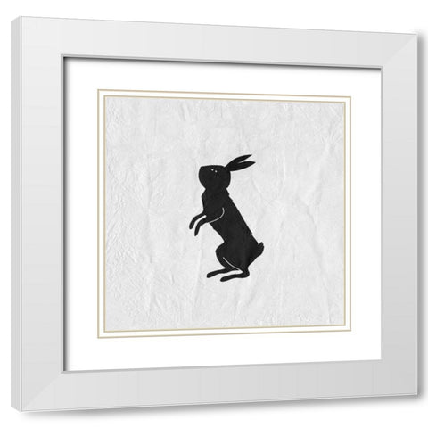 Animal Print 4 White Modern Wood Framed Art Print with Double Matting by Allen, Kimberly