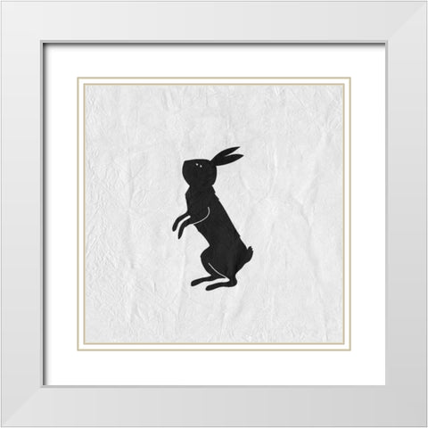 Animal Print 4 White Modern Wood Framed Art Print with Double Matting by Allen, Kimberly