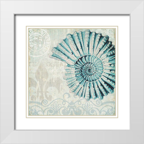 Under the Sea 2 White Modern Wood Framed Art Print with Double Matting by Allen, Kimberly