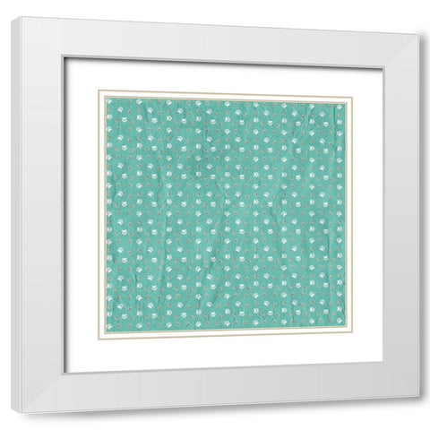 Ruff Ruff Pattern 2 White Modern Wood Framed Art Print with Double Matting by Kimberly, Allen