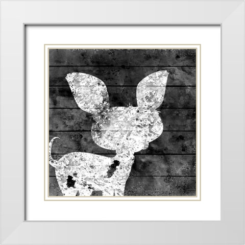 White Out 2 White Modern Wood Framed Art Print with Double Matting by Kimberly, Allen