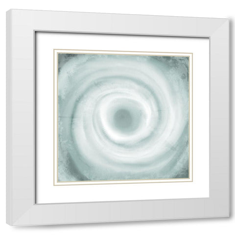 In the Eye White Modern Wood Framed Art Print with Double Matting by Allen, Kimberly