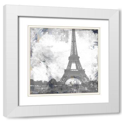 Places to Go 1 White Modern Wood Framed Art Print with Double Matting by Kimberly, Allen