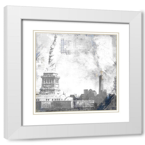 Places to Go 2 White Modern Wood Framed Art Print with Double Matting by Kimberly, Allen