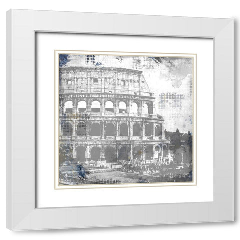 Places to Go 3 White Modern Wood Framed Art Print with Double Matting by Kimberly, Allen