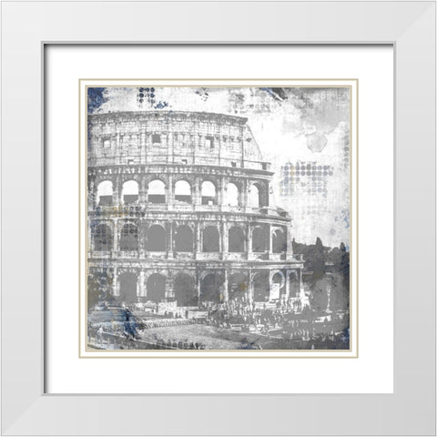 Places to Go 3 White Modern Wood Framed Art Print with Double Matting by Kimberly, Allen