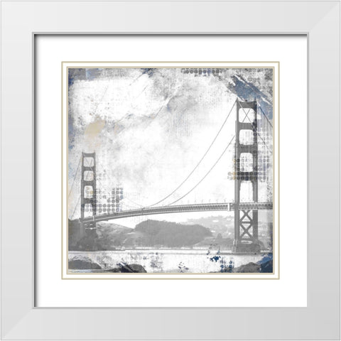 Places to Go 4 White Modern Wood Framed Art Print with Double Matting by Kimberly, Allen