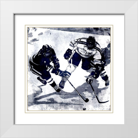 In Motion 2 White Modern Wood Framed Art Print with Double Matting by Kimberly, Allen