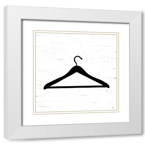 Hanger White Modern Wood Framed Art Print with Double Matting by Louise, Gigi