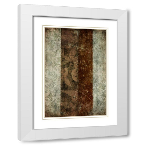 Autumn Spice VIII White Modern Wood Framed Art Print with Double Matting by Emery, Kristin