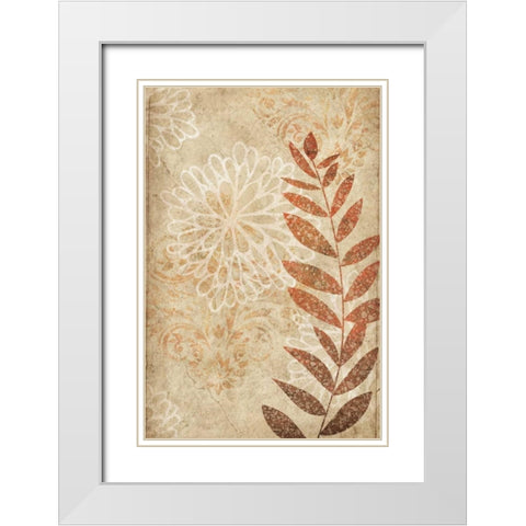 Red 8 Piece White Modern Wood Framed Art Print with Double Matting by Emery, Kristin