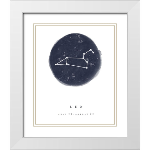 Leo White Modern Wood Framed Art Print with Double Matting by Straatsma, Leah