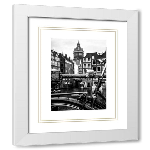 Amsterdam 4 White Modern Wood Framed Art Print with Double Matting by Straatsma, Leah