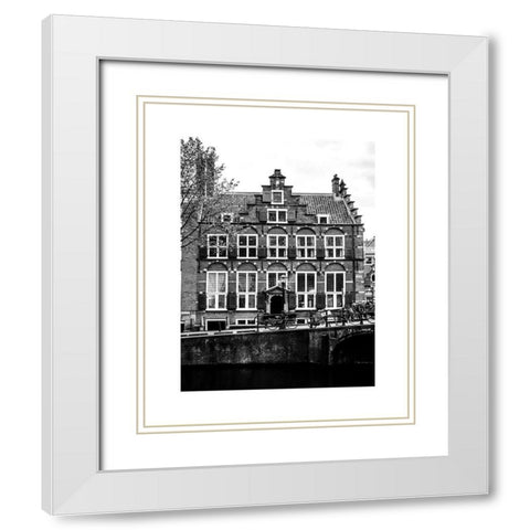 Amsterdam 6 White Modern Wood Framed Art Print with Double Matting by Straatsma, Leah