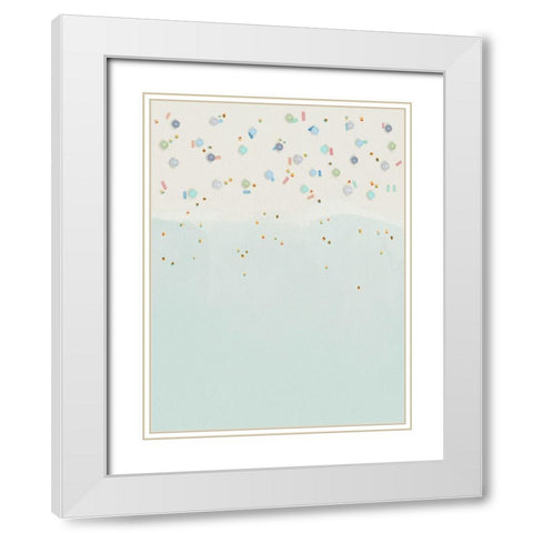 View From Above White Modern Wood Framed Art Print with Double Matting by Straatsma, Leah