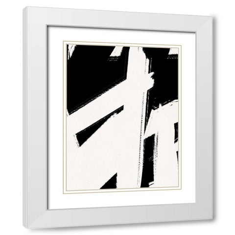 Climbing the Walls White Modern Wood Framed Art Print with Double Matting by Straatsma, Leah