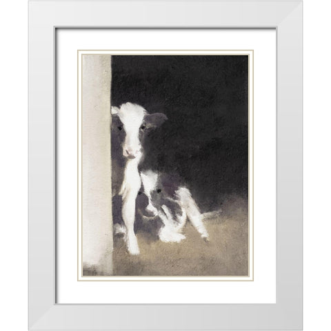 Best Friends White Modern Wood Framed Art Print with Double Matting by Straatsma, Leah