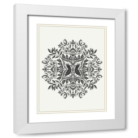 Fancy Toucans White Modern Wood Framed Art Print with Double Matting by Straatsma, Leah