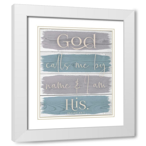 Heavenly Calls 1 White Modern Wood Framed Art Print with Double Matting by Hogan, Melody