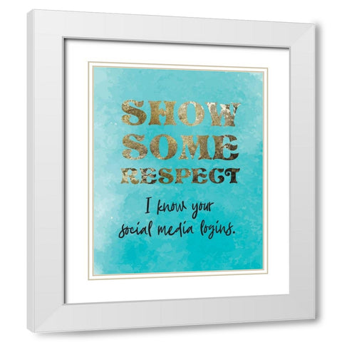Mom Boss 3 White Modern Wood Framed Art Print with Double Matting by Hogan, Melody