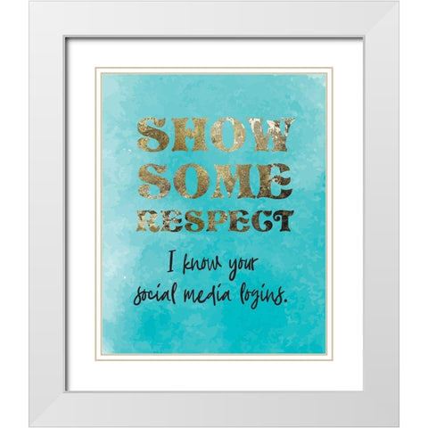 Mom Boss 3 White Modern Wood Framed Art Print with Double Matting by Hogan, Melody