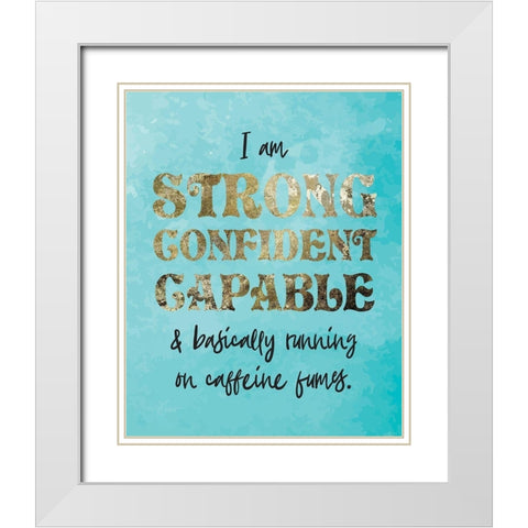 Mom Boss 4 White Modern Wood Framed Art Print with Double Matting by Hogan, Melody