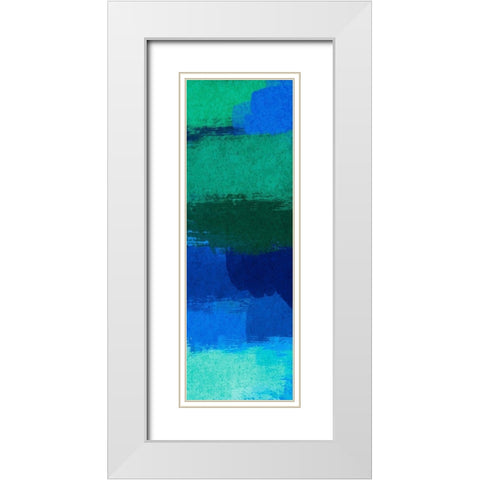 Spirited Smears 2 White Modern Wood Framed Art Print with Double Matting by Prime, Marcus