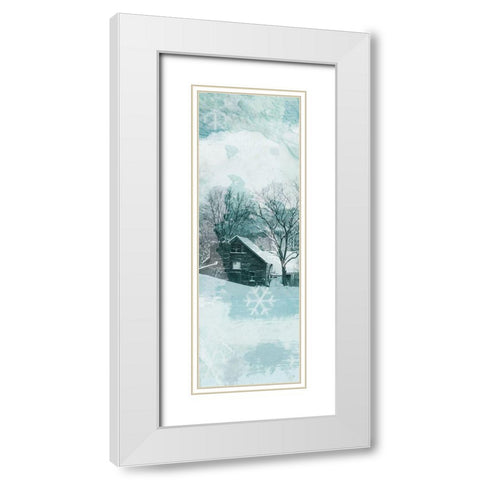 Winter Dreamland 2 White Modern Wood Framed Art Print with Double Matting by Prime, Marcus