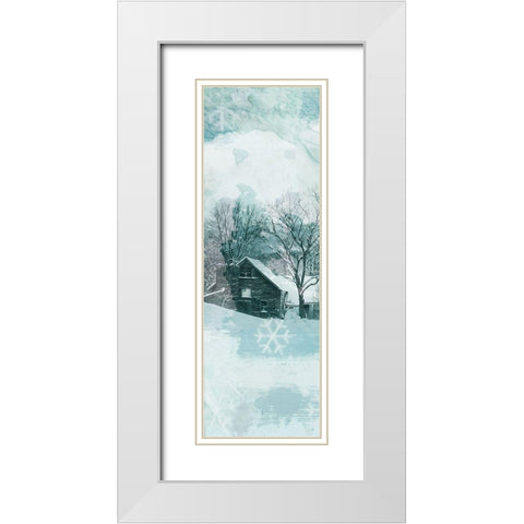 Winter Dreamland 2 White Modern Wood Framed Art Print with Double Matting by Prime, Marcus