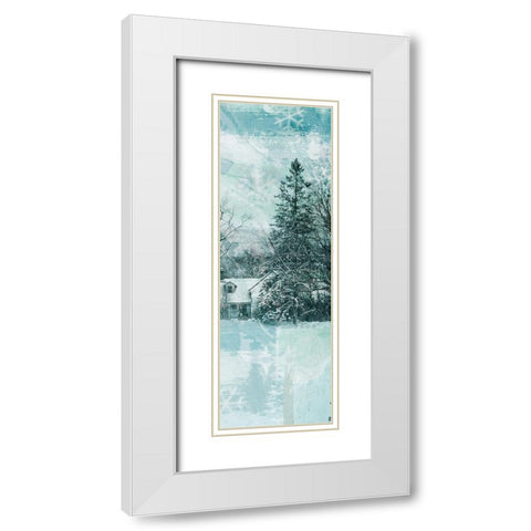Winter Dreamland 3 White Modern Wood Framed Art Print with Double Matting by Prime, Marcus