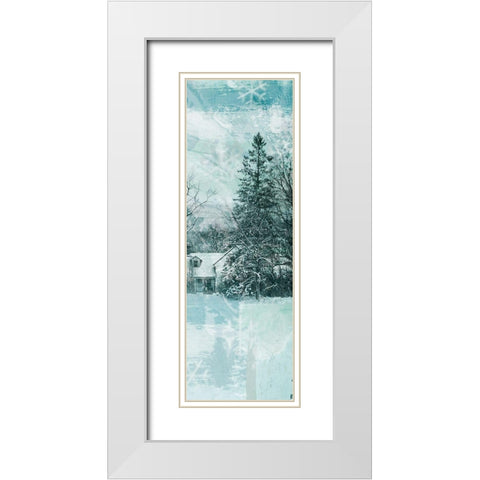Winter Dreamland 3 White Modern Wood Framed Art Print with Double Matting by Prime, Marcus