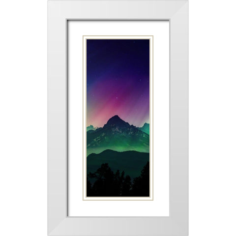 Borealis Vision 2 White Modern Wood Framed Art Print with Double Matting by Prime, Marcus