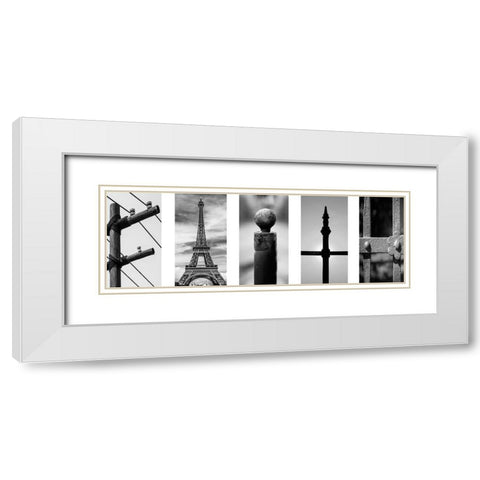 Faith Collage 1 White Modern Wood Framed Art Print with Double Matting by Prime, Marcus