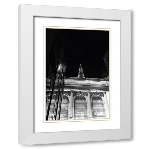 Empire White Modern Wood Framed Art Print with Double Matting by Prime, Marcus