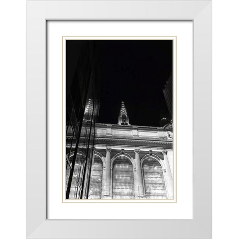 Empire White Modern Wood Framed Art Print with Double Matting by Prime, Marcus