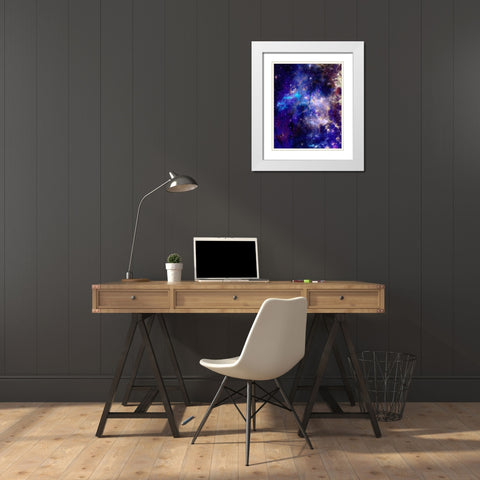 Into The Depths 2 White Modern Wood Framed Art Print with Double Matting by Prime, Marcus