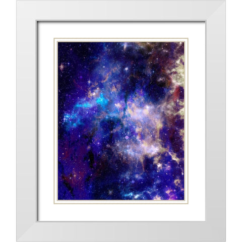 Into The Depths 2 White Modern Wood Framed Art Print with Double Matting by Prime, Marcus