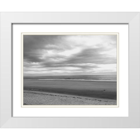 Morning Mist BW 2 White Modern Wood Framed Art Print with Double Matting by Prime, Marcus