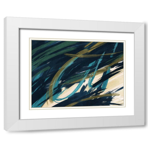 Eternally Slashed 2 White Modern Wood Framed Art Print with Double Matting by Prime, Marcus