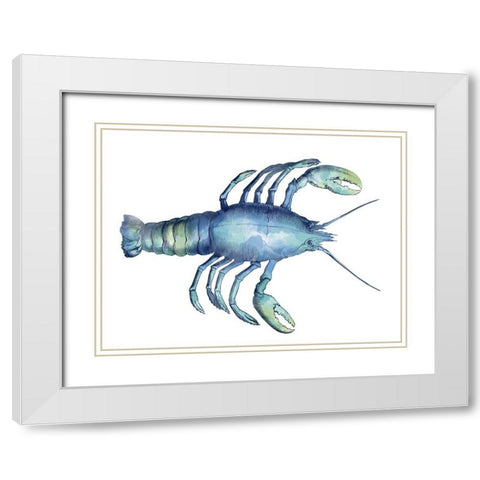 Sea Friends 3 White Modern Wood Framed Art Print with Double Matting by Prime, Marcus