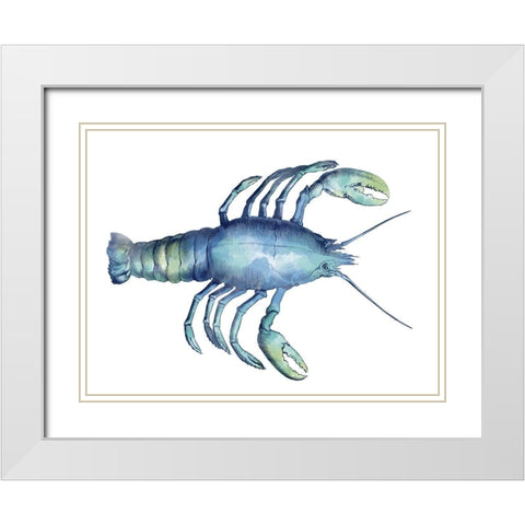 Sea Friends 3 White Modern Wood Framed Art Print with Double Matting by Prime, Marcus