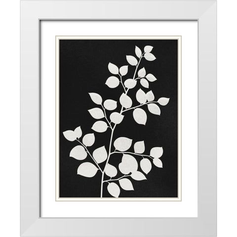 Silhouetted Growth 2 White Modern Wood Framed Art Print with Double Matting by Prime, Marcus