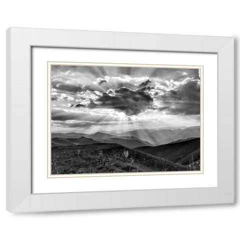 Skys The Limit White Modern Wood Framed Art Print with Double Matting by Prime, Marcus