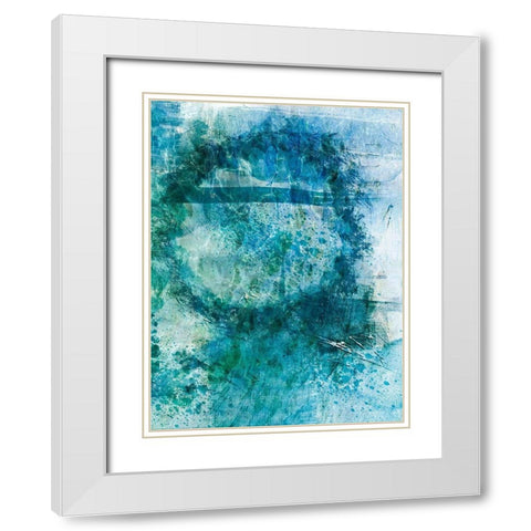Distressed Ocean 2 White Modern Wood Framed Art Print with Double Matting by Prime, Marcus