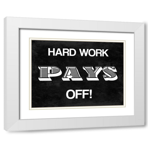 Pays Off White Modern Wood Framed Art Print with Double Matting by Prime, Marcus